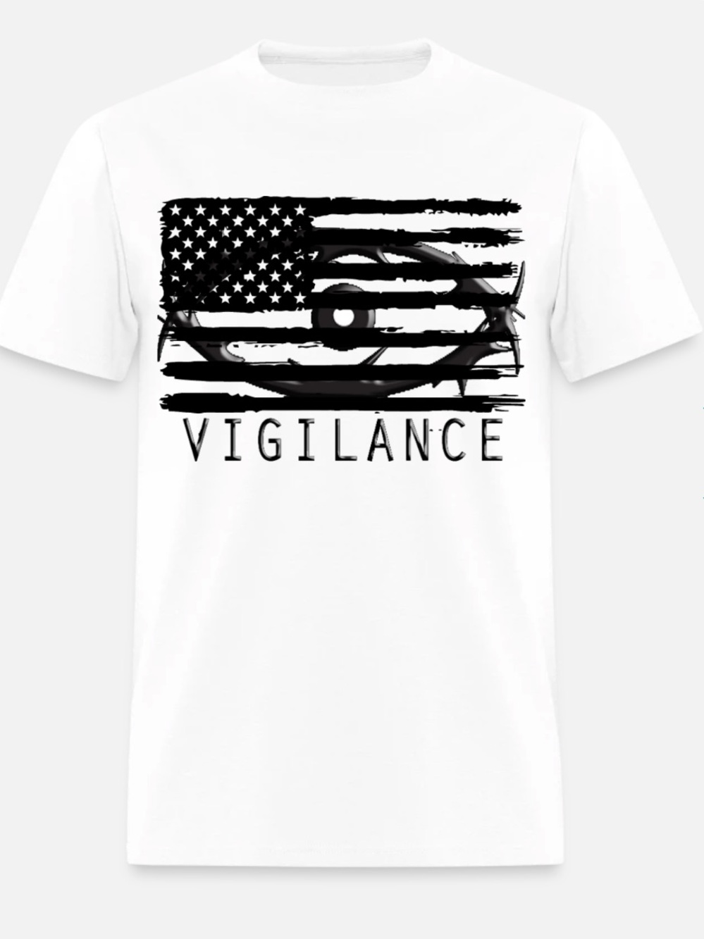DIAMOND DISTRICT DESIGNS Vigilance Graphic Tee
